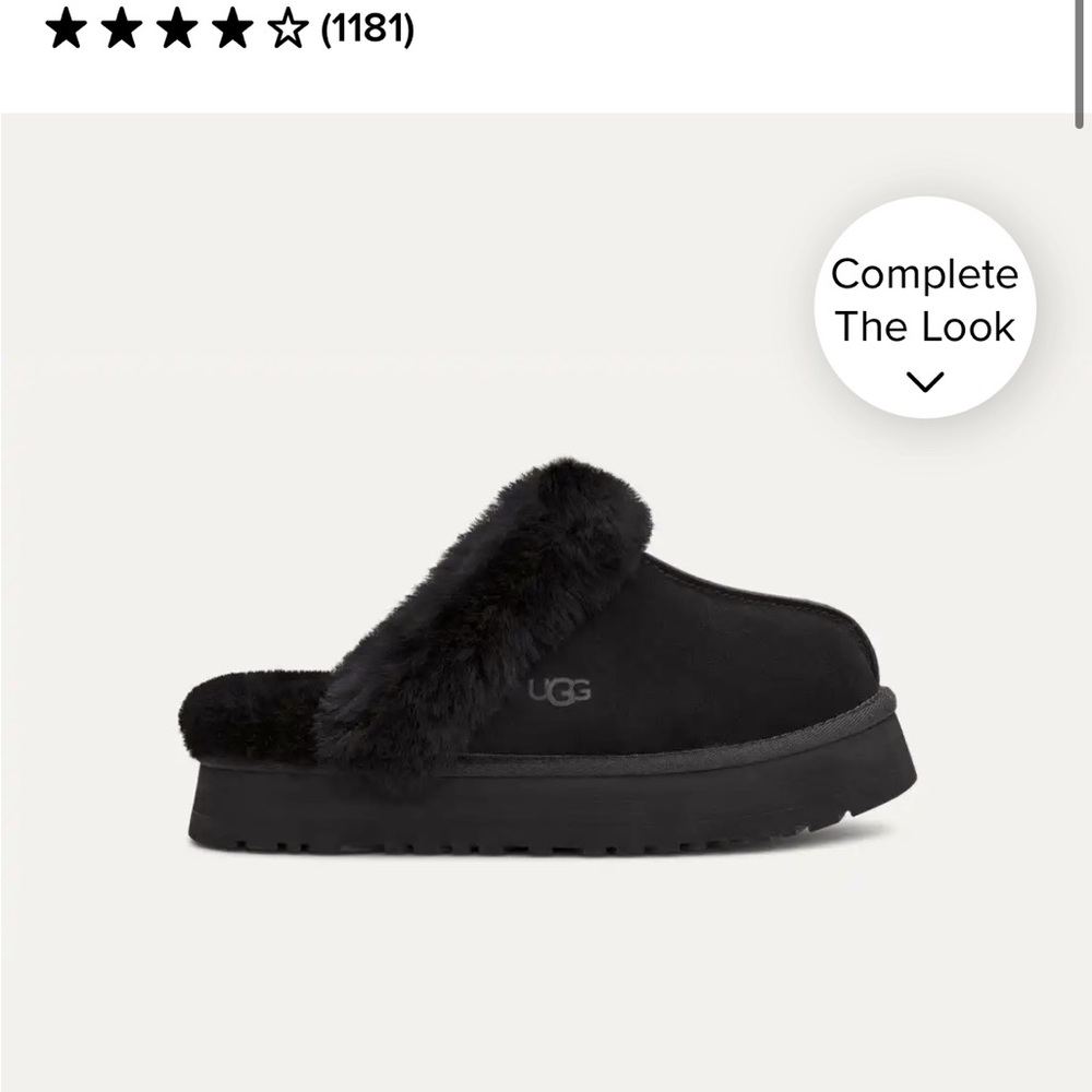UGG Women's Black Slippers